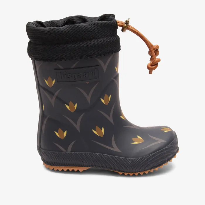 Rubber boots thermo tulip flowers Blue 8211 bisgaardshoes BABY