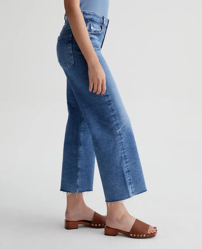 Saige Wide Leg Crop Vp La Presa Women AG Jeans Denim Saige Wide Leg Crop Vp La Presa Women AG Jeans Denim