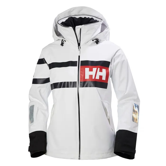 Sailing Jackets Women Helly Hansen W SALT POWER JACKET 008 White008 Wh