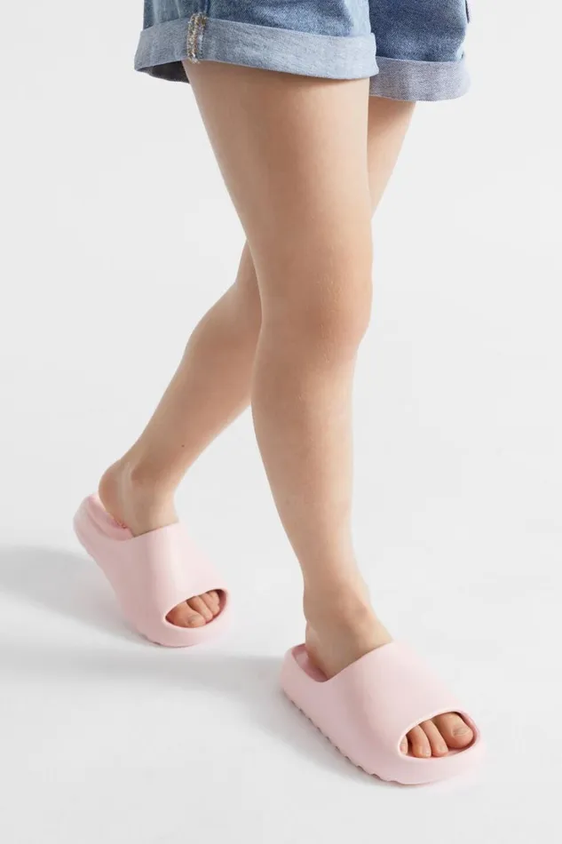 Sandals and Slides GirlBoy Seed Heritage Rubber Moulded Slide Dusty Rose