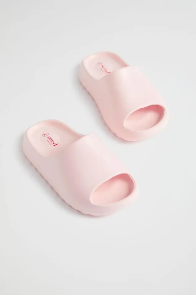 Sandals and Slides GirlBoy Seed Heritage Rubber Moulded Slide Dusty Rose