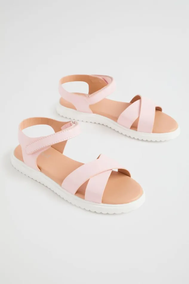 Sandals and Slides Girl Seed Heritage Summer Crossover Sandal Dusty Rose