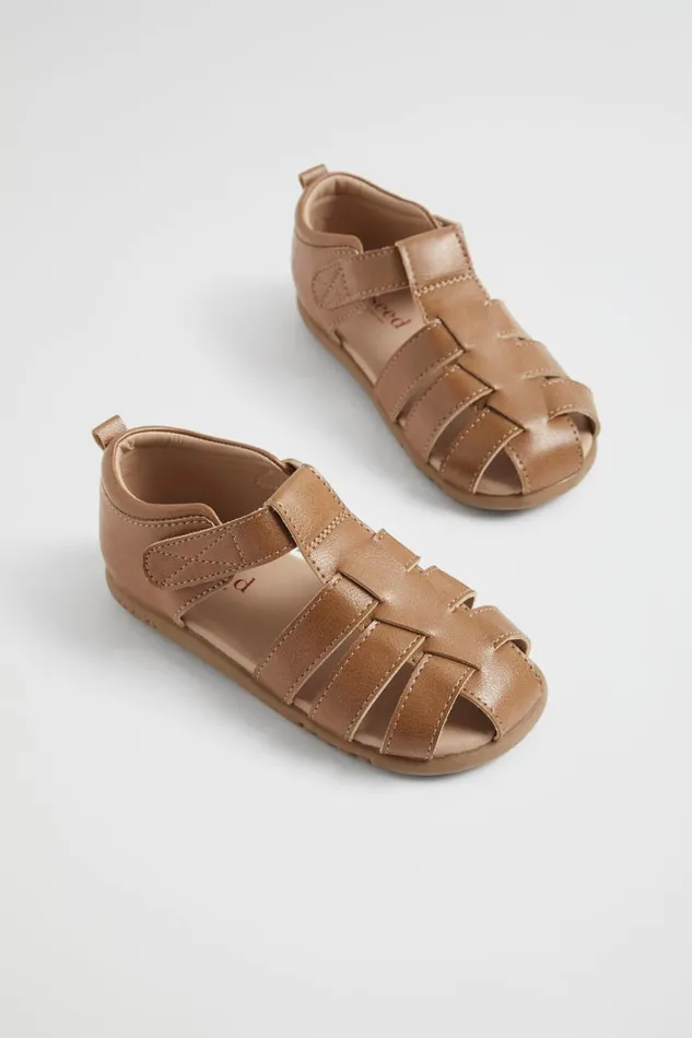 Sandals BabyGirlBoy Seed Heritage Cage Sandal Tan