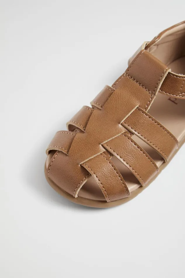 Sandals BabyGirlBoy Seed Heritage Cage Sandal Tan