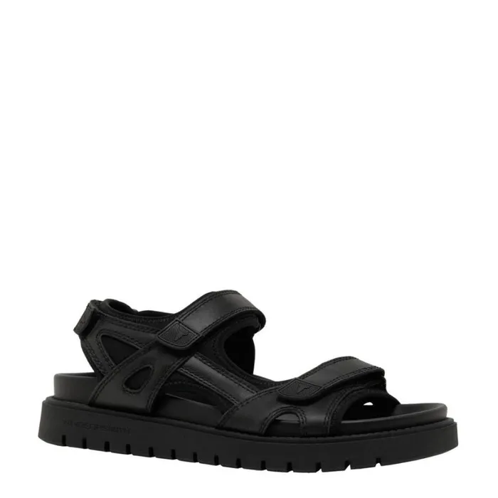 Sandals Men Windsor Smith RAVEN BLACK LEATHER SANDALS Sandals Men Windsor Smith RAVEN BLACK LEATHER SANDALS