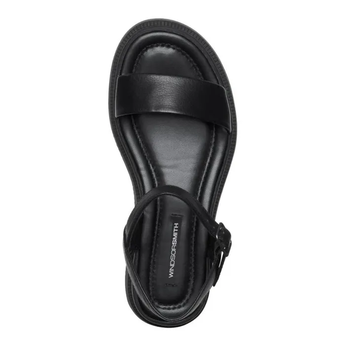 Sandals Women Windsor Smith SOMEDAY BLACK LEATHER SANDALS Sandals Women Windsor Smith SOMEDAY BLACK LEATHER SANDALS