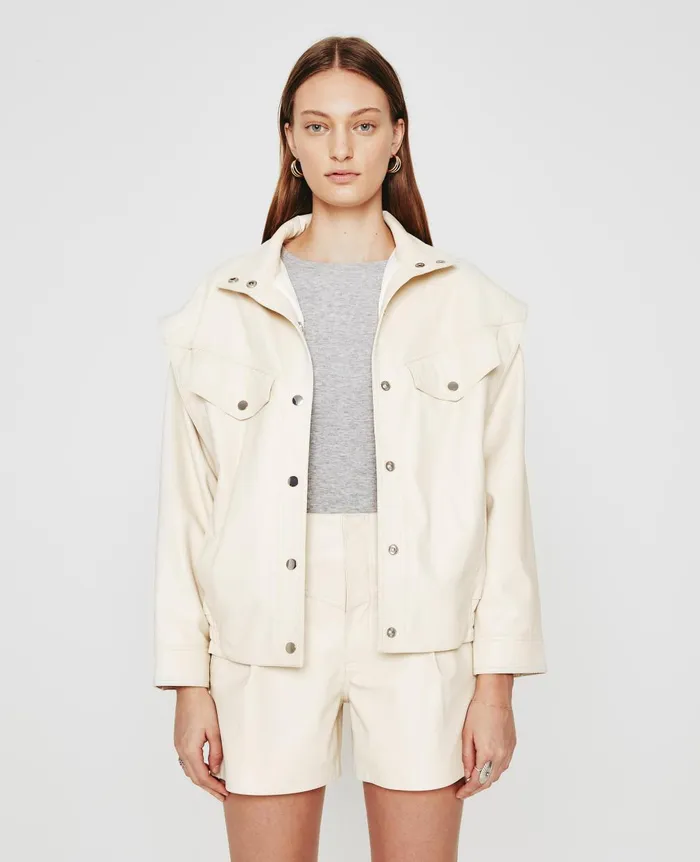 Santana Jacket Ivory Dust Women AG Jeans Jackets