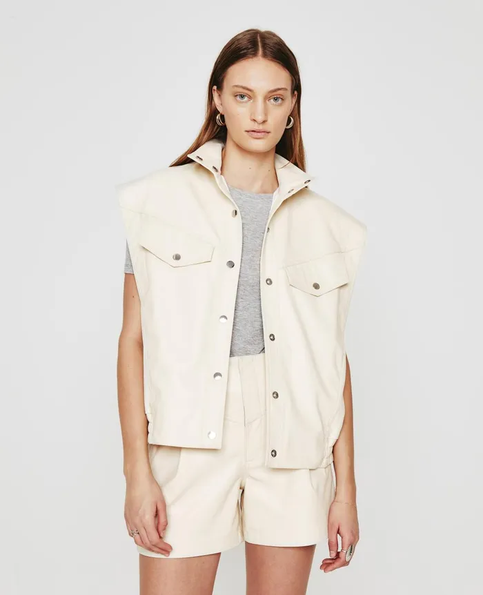 Santana Jacket Ivory Dust Women AG Jeans Jackets Santana Jacket Ivory Dust Women AG Jeans Jackets