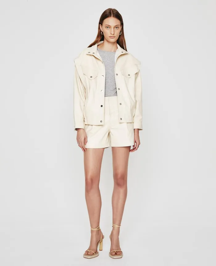 Santana Jacket Ivory Dust Women AG Jeans Jackets Santana Jacket Ivory Dust Women AG Jeans Jackets