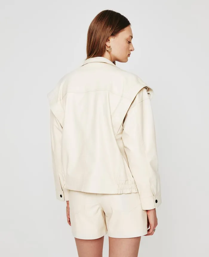 Santana Jacket Ivory Dust Women AG Jeans Jackets Santana Jacket Ivory Dust Women AG Jeans Jackets
