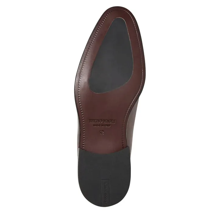 Sante Double Gore Classic Bit Leather Loaferbrown Men Bruno Magli Loafers and Slipons