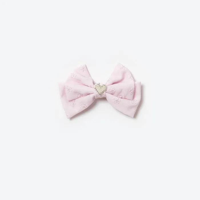 Self Portrait Lilac Tulle Bow Hairclip 8211 Kids