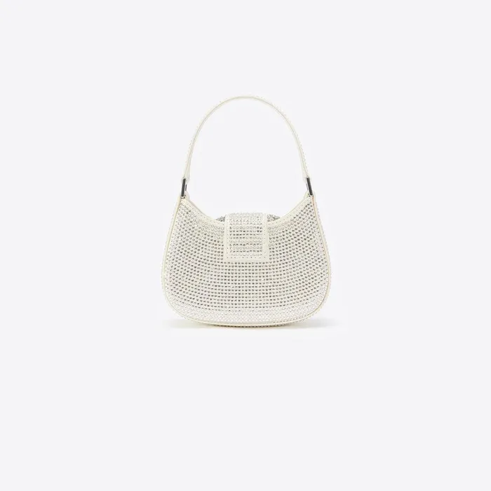 Self Portrait Micro Champagne Rhinestone Micro Crescent Bag 8211 Women