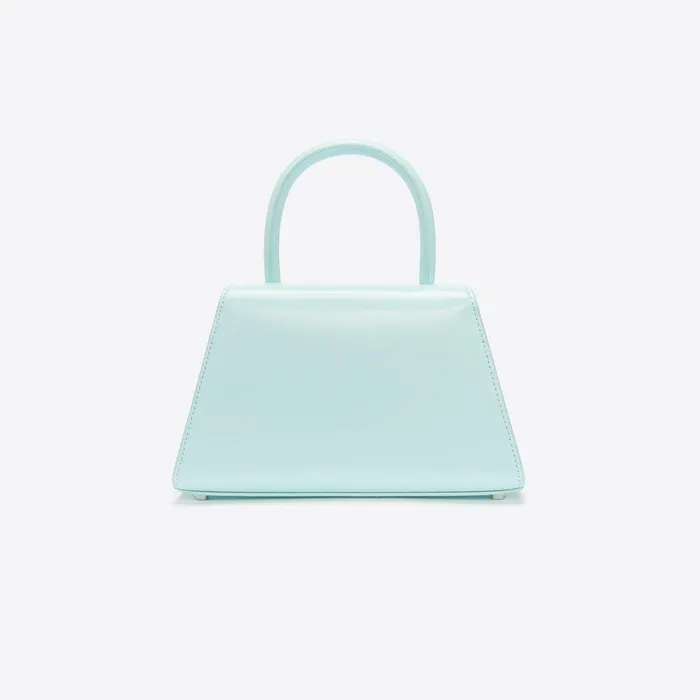 Self Portrait Mini Blue Leather Mini Bow Bag 8211 Women
