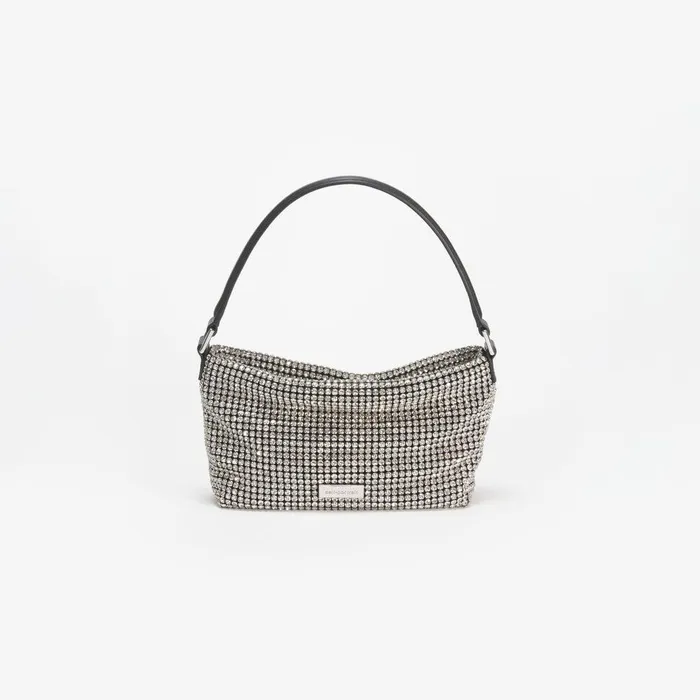 Self Portrait Shoulder Bags Silver Diamante Small Hobo Bag 8211 Women