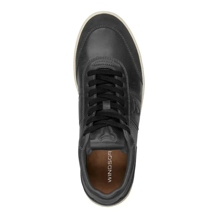 Shoes Men Windsor Smith CARLO BLACK LEATHER SUEDE SHOES Shoes Men Windsor Smith CARLO BLACK LEATHER SUEDE SHOES