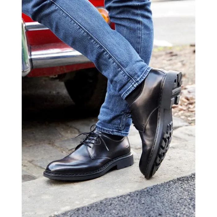 Shoes Men Windsor Smith NOAH BLACK LEATHER SHOES Shoes Men Windsor Smith NOAH BLACK LEATHER SHOES