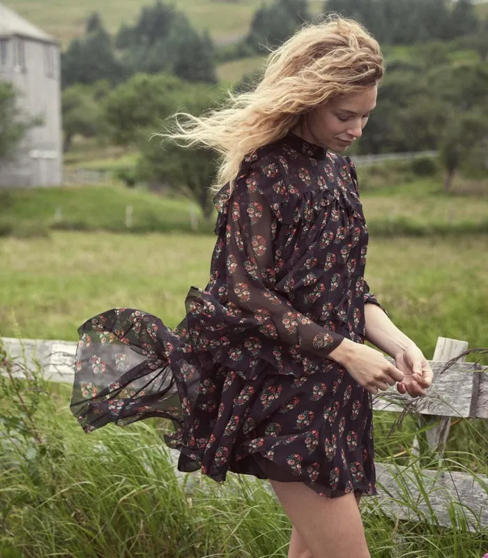 Shop ALETTE DRESS Paisley Bouquet DEN Dresses