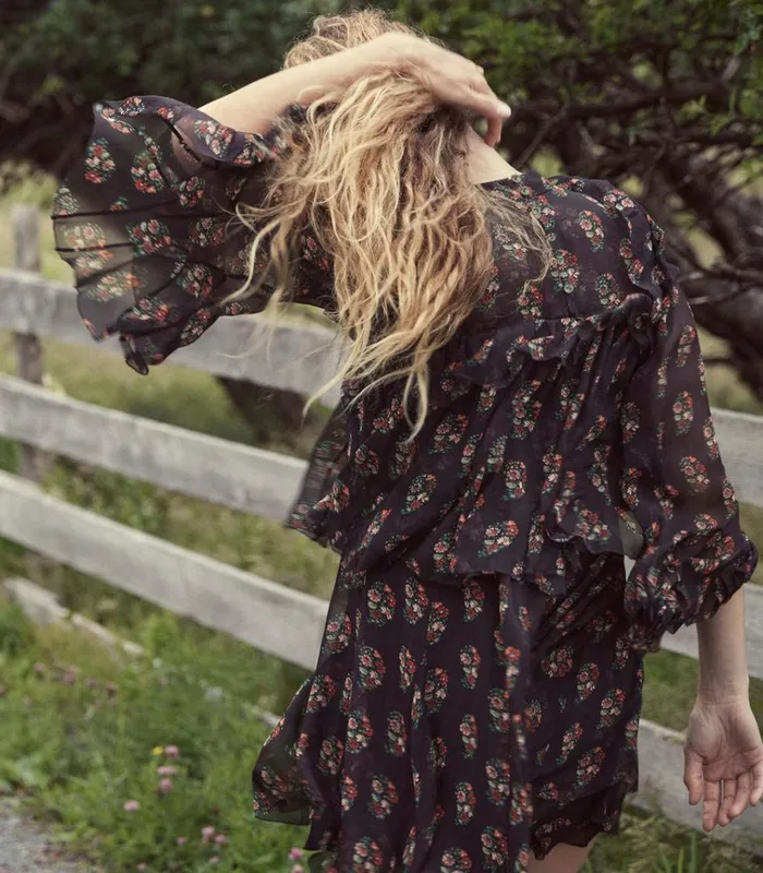 Shop ALETTE DRESS Paisley Bouquet DEN Dresses