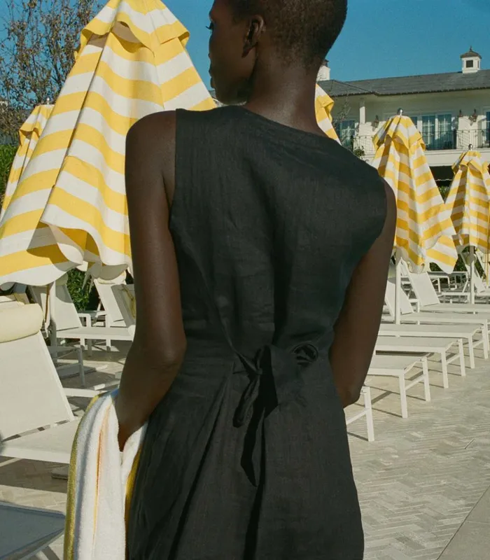 Shop ALLENE DRESS Black DEN Dresses
