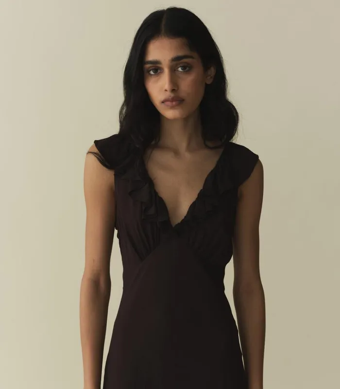 Shop ARLEEN DRESS Black DEN Dresses