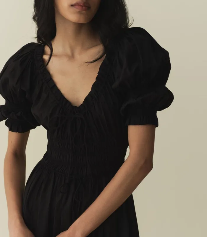 Shop ISCHIA DRESS Black DEN Dresses