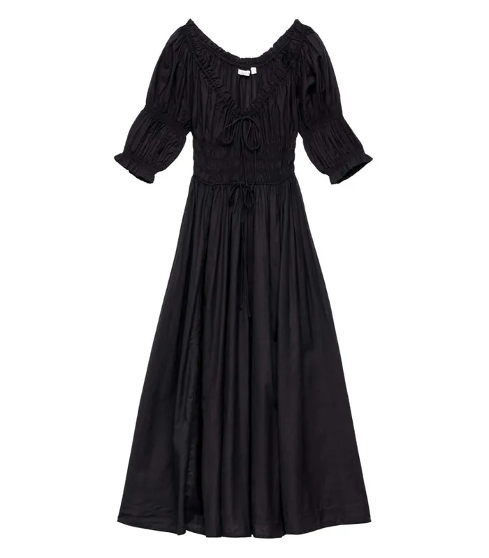 Shop ISCHIA DRESS Black DEN Dresses