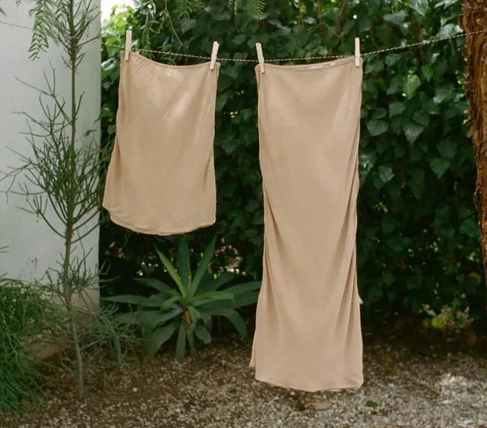Shop LONG SKIRT SLIP Sand Dollar DEN Delicates and Sleepwear