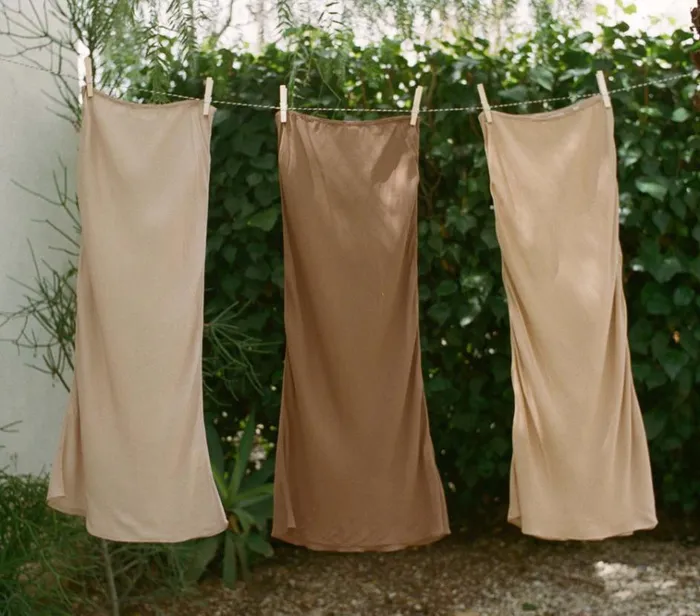 Shop LONG SKIRT SLIP Sand Dollar DEN Delicates and Sleepwear