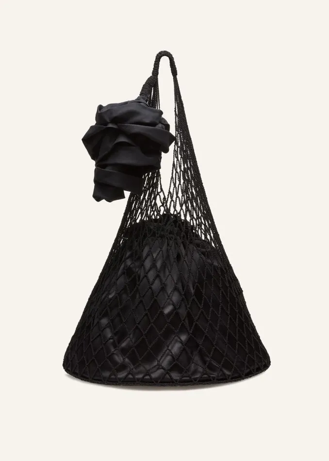 Shop Magda Butrym Handbags Maxi Devana Bag In Black Shop Magda Butrym Handbags Maxi Devana Bag In Black
