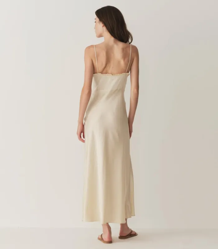 Shop SANDIA DRESS Mother Of Pearl DEN Dresses