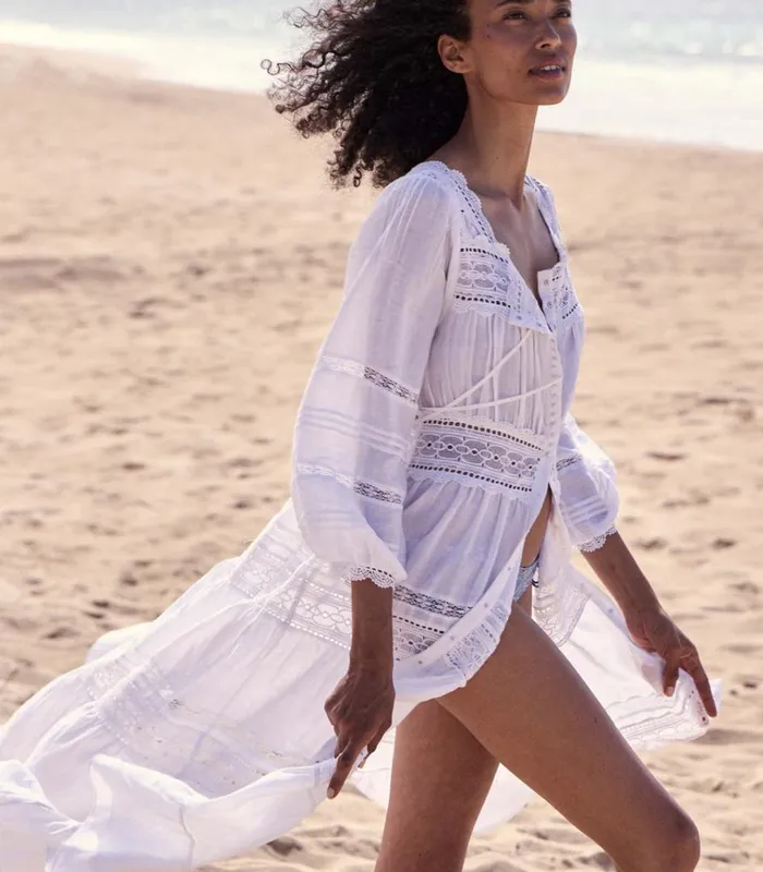 Shop SANTINA DRESS Salt DEN Dresses