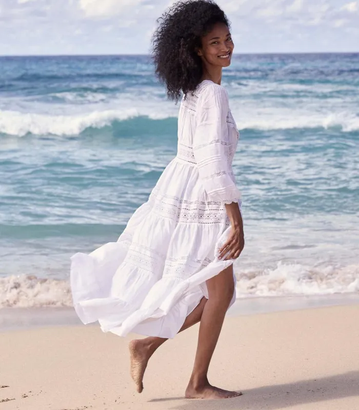 Shop SANTINA DRESS Salt DEN Dresses