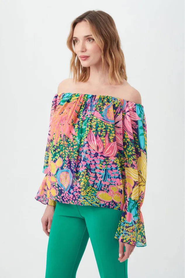 SHOP Trina Turk ALL TOPS COWRIE TOP