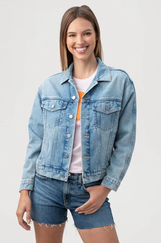 SHOP Trina Turk JACKETS and COATS AG ARLLOW DENIM JACKET