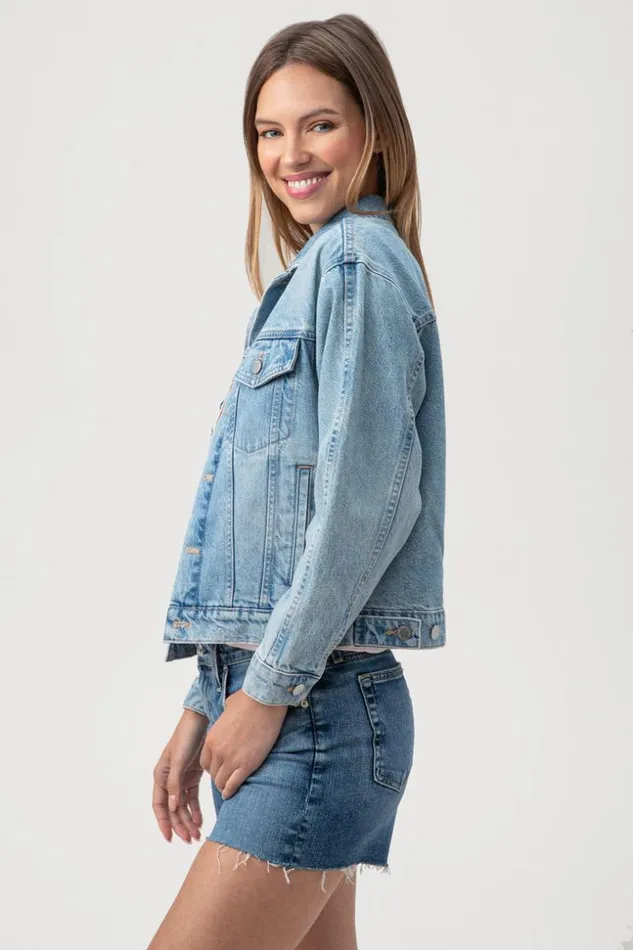 SHOP Trina Turk JACKETS and COATS AG ARLLOW DENIM JACKET