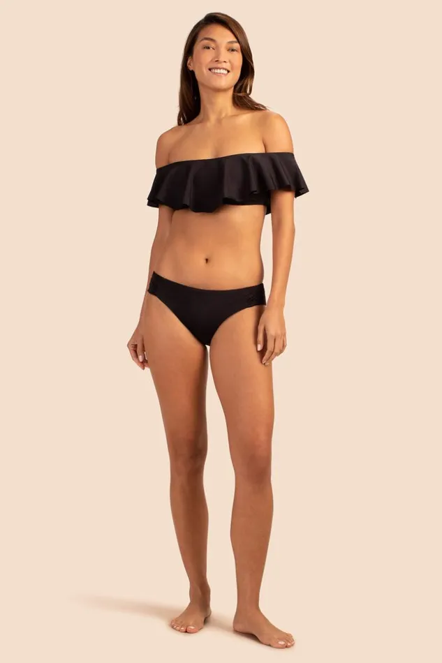 SHOP Trina Turk SWIM BOTTOMS MONACO SOLIDS TAB SIDE HIPSTER