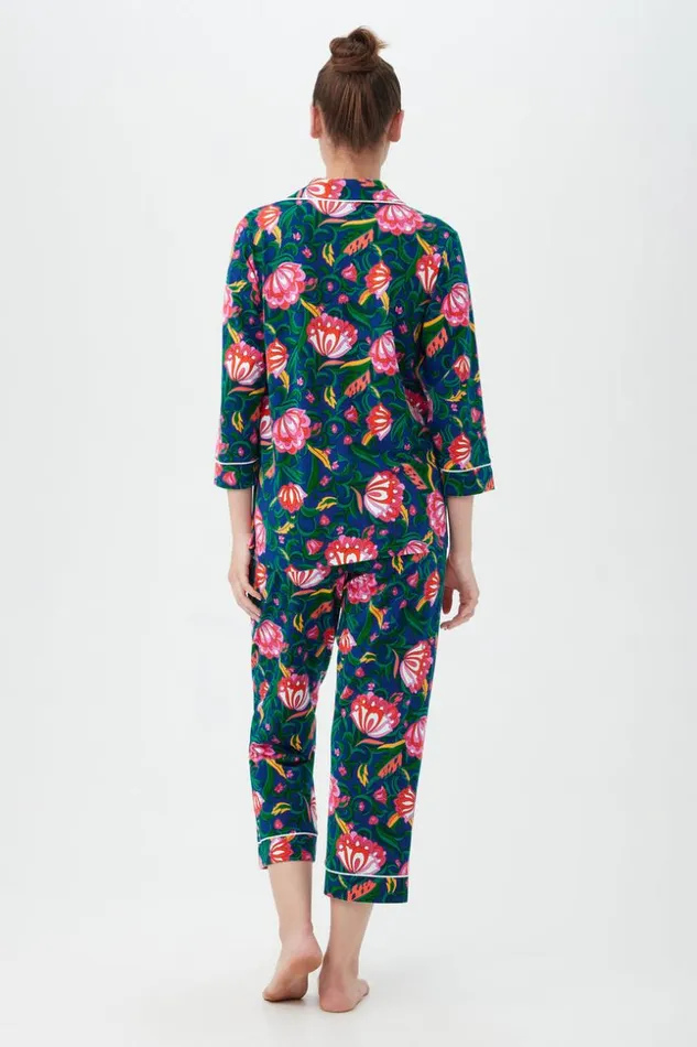 SHOP Trina Turk WOMEN039S SLEEPWEAR INDIA GARDEN CROPPED PJ SET