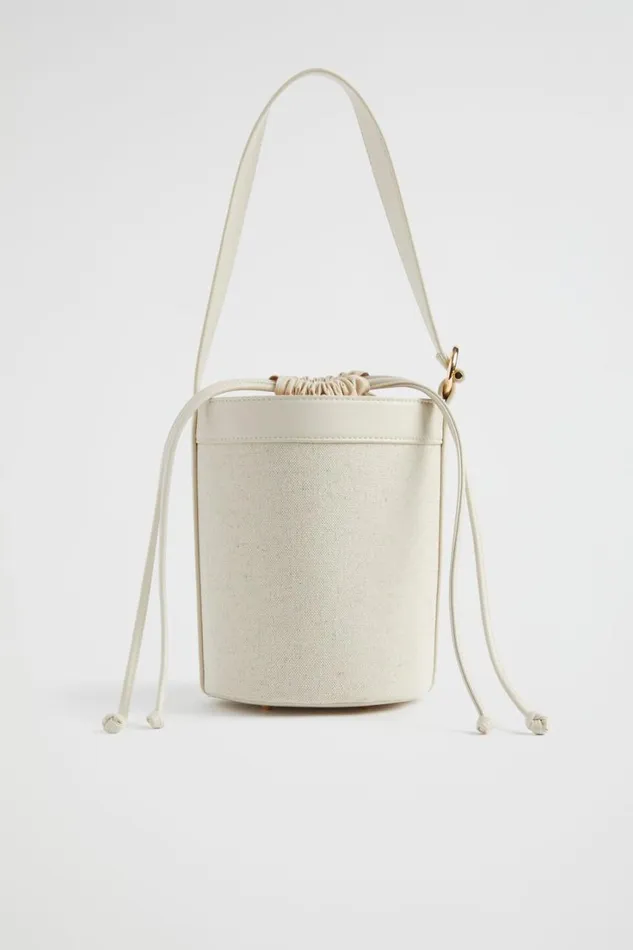 Shoulder Bags Woman Seed Heritage Canvas Bucket Bag Stone
