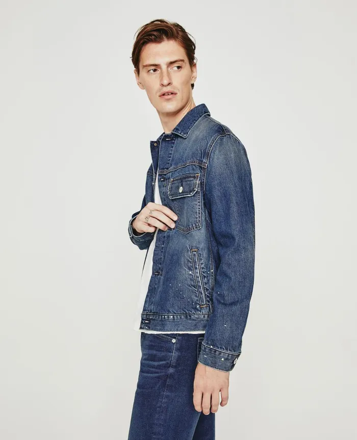 Sid Jacket 8 Years Leeward Painted Men AG Jeans Denim Sid Jacket 8 Years Leeward Painted Men AG Jeans Denim