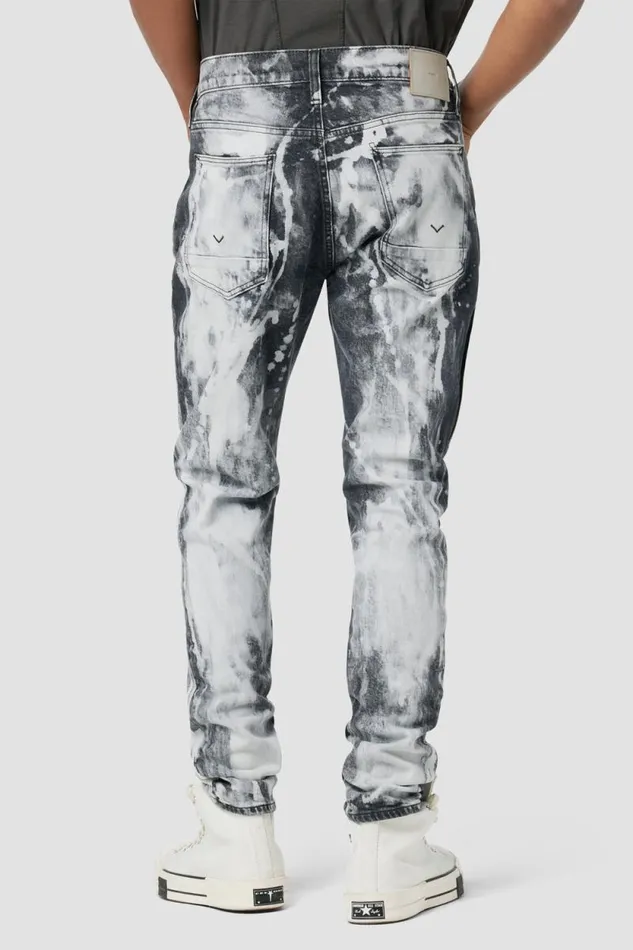 Skinny Men Hudson Jeans Zack Skinny Jean Bleach Black Skinny Men Hudson Jeans Zack Skinny Jean Bleach Black