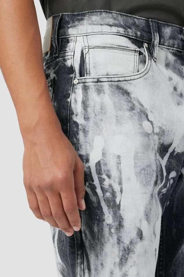Skinny Men Hudson Jeans Zack Skinny Jean Bleach Black Skinny Men Hudson Jeans Zack Skinny Jean Bleach Black