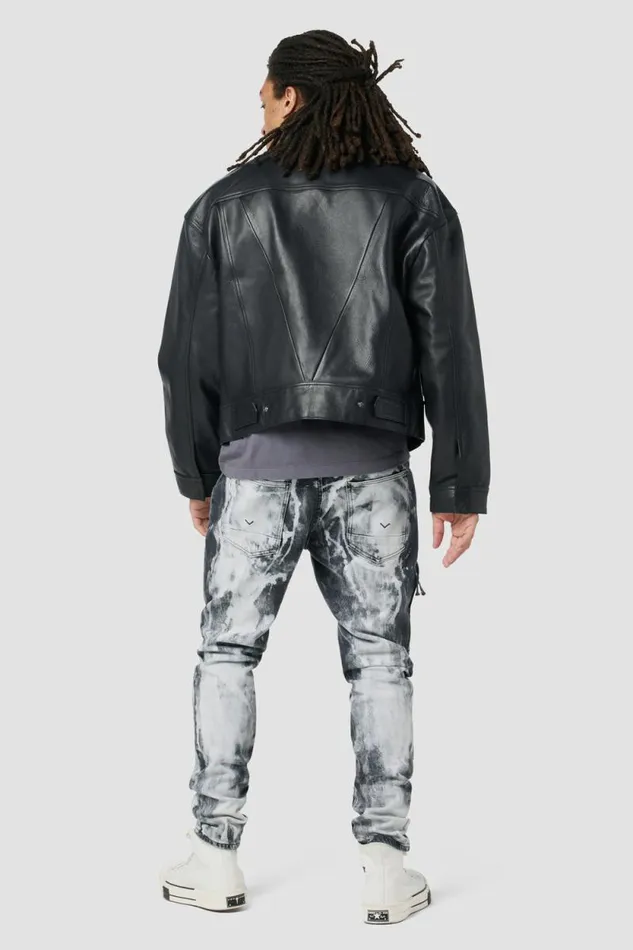 Skinny Men Hudson Jeans Zack Skinny Jean Bleach Black Skinny Men Hudson Jeans Zack Skinny Jean Bleach Black