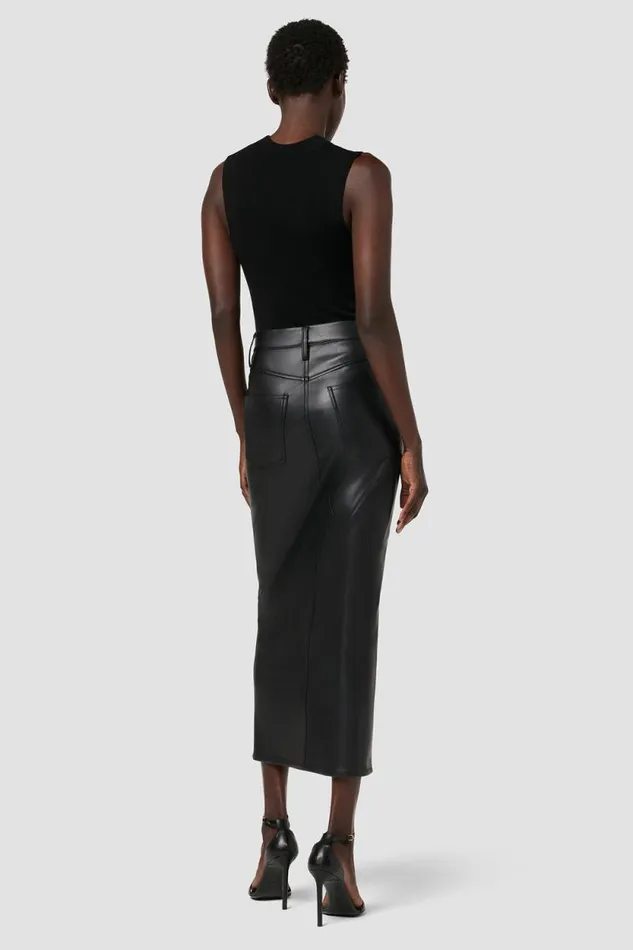 Skirts Women Hudson Jeans Reconstructed Skirt Black Skirts Women Hudson Jeans Reconstructed Skirt Black