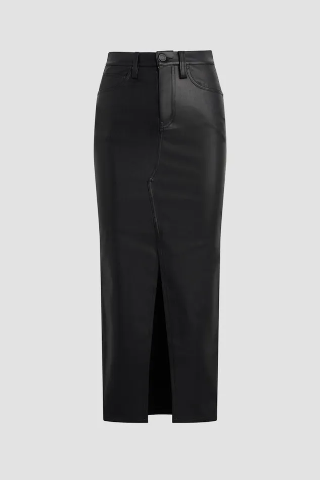 Skirts Women Hudson Jeans Reconstructed Skirt Black Skirts Women Hudson Jeans Reconstructed Skirt Black