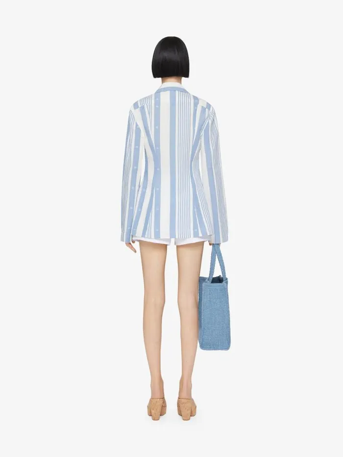 Slim Fit Shorts In Denim White Women Givenchy Pants and Shorts