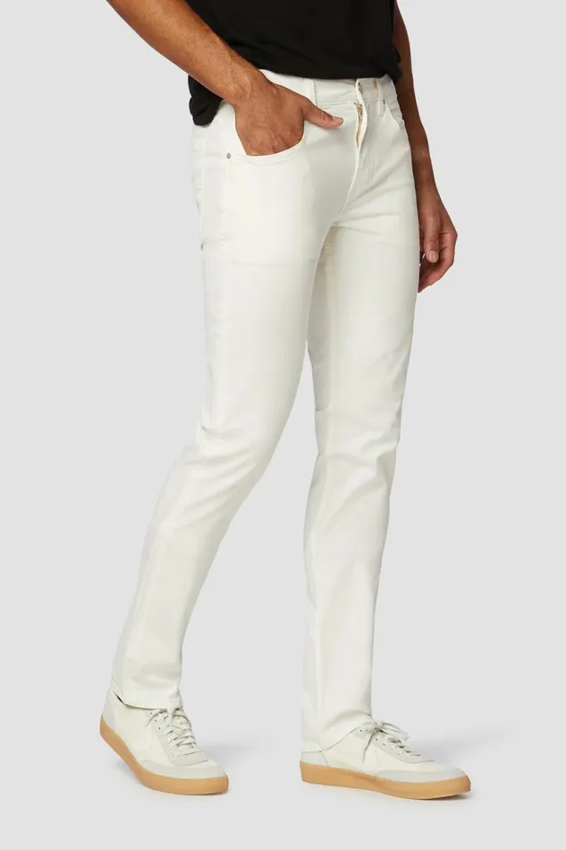 Slim Men Hudson Jeans Blake Slim Straight Twill Pant Pale White Slim Men Hudson Jeans Blake Slim Straight Twill Pant Pale White