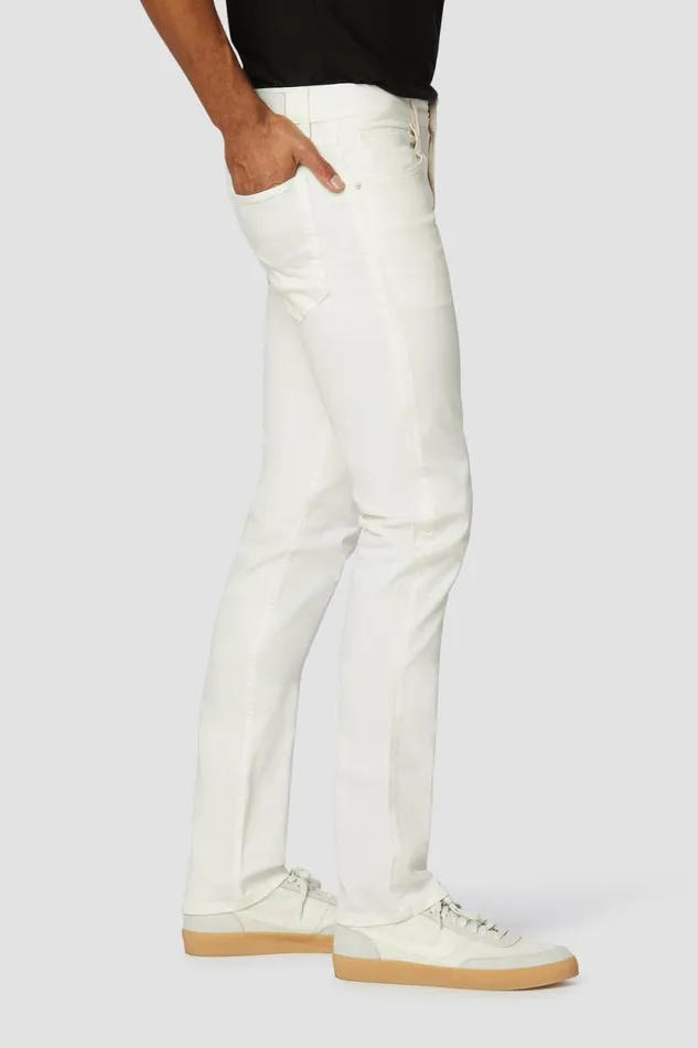 Slim Men Hudson Jeans Blake Slim Straight Twill Pant Pale White Slim Men Hudson Jeans Blake Slim Straight Twill Pant Pale White