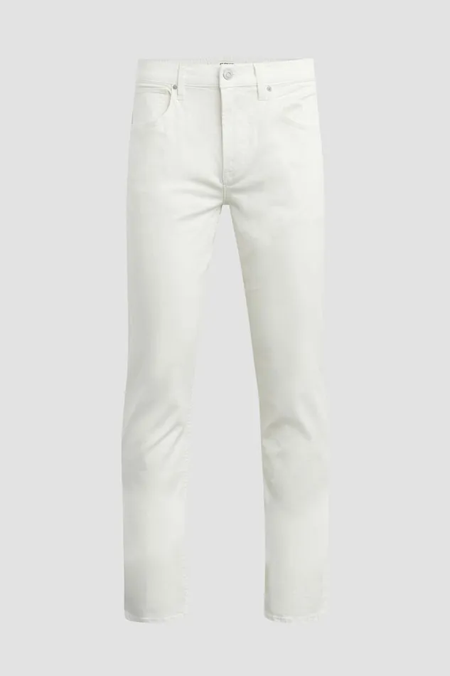 Slim Men Hudson Jeans Blake Slim Straight Twill Pant Pale White Slim Men Hudson Jeans Blake Slim Straight Twill Pant Pale White