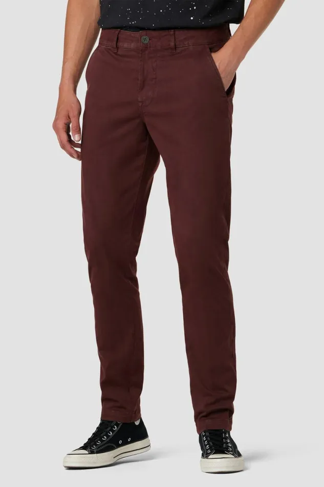 Slim Men Hudson Jeans Classic Slim Straight Chino Russet